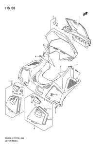 AN650 (ABS) Приборная панель