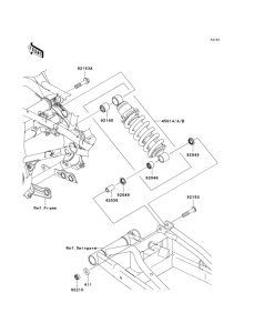 ER650 Подвеска  /  амортизатор