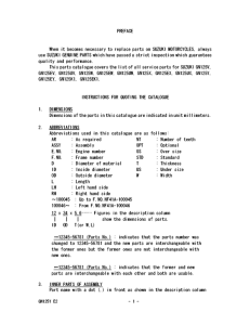 GN125 Catalog preface