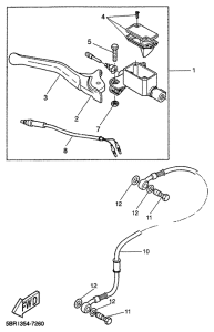 YQ50 Главный тормозной цилиндр