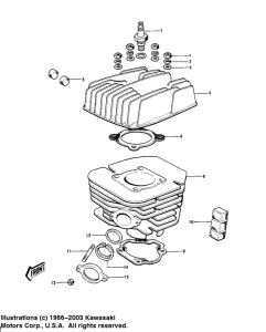 KV100 Головка блока цилиндров / цилиндр