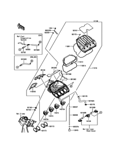 ZX600 Воздушный фильтр
