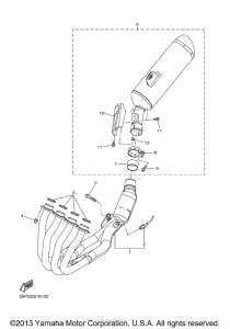 FZ8ND Выхлопная система