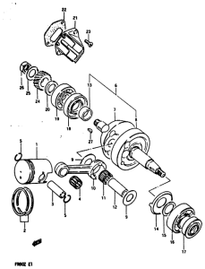 FR80 Вал коленчатый