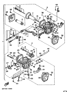 XV535 Карбюратор