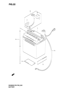GS500 Аккумулятор