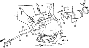 GL500I Правая головка цилиндров