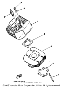 YSR50U Цилиндры
