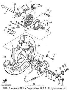 YX600WC Переднее колесо
