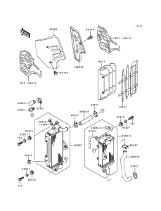KX500 Радиатор