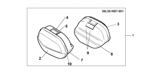 XL1000V Saddle bag set