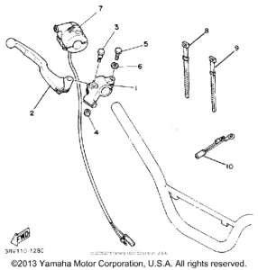 PW80D Handle switch - lever