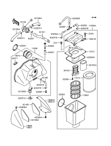 ZR1100 Воздушный фильтр