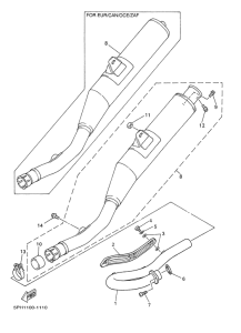 WR250F Выхлопная система