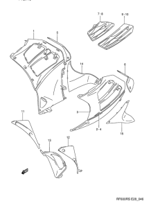 RF600 Under cowling body