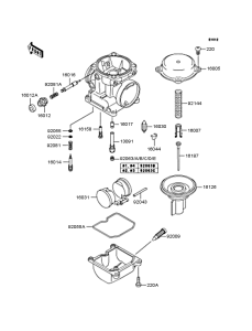 ZR1100 Карбюратор в разборе