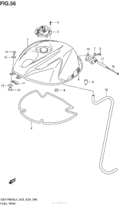 GSX-R600 Fuel Tank (Gsx-R600L4 E33)