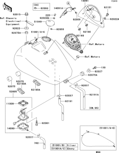 VN1500 Fuel tank(1 / 3)