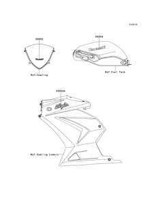 EX250 Наклейки