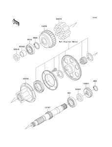 ZR750 Secondary shaft