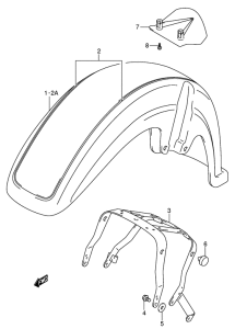 VL800 Переднее крыло