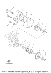 YZ125S1 Водяной насос