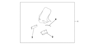 NSS250EX Ветровое стекло