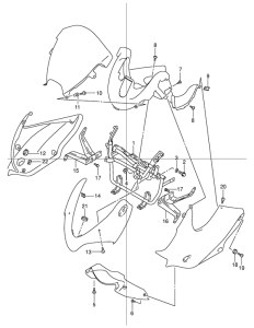 GSF600 Cowling installation parts
