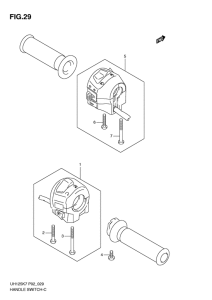 UH125 Рулевой переключатель