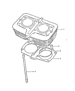 GSX400 Цилиндр