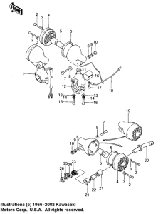 KE100 Поворотники