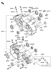 RM65 Картер двигателя