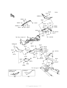 EX300 Side Covers / chain Cover (Bhf-Bhfb)