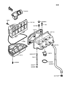 ZX400 Воздушный фильтр