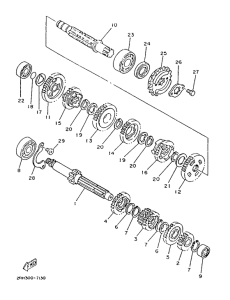 TZR125 Трансмиссия