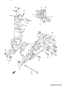 AJ50 Картер двигателя