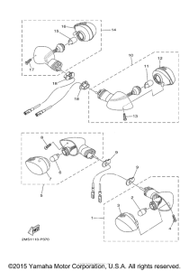 YZFR3FR Поворотники