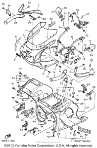 FZR600RB Обтекатели
