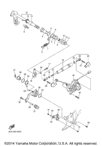 FJR13AEV Вал переключения