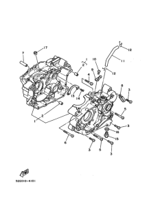 SRX250F ｸﾗﾝｸｹｰｽ