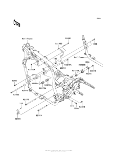 VN1700 Рама ,крепежные детали
