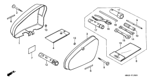 C90 Tool box / tools /  battery box