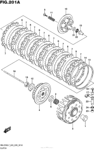 RM-Z250 Сцепление