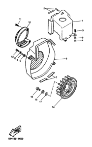 EW50 Air shroud. fan