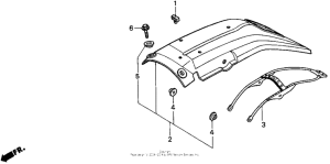XR250L Задний бампер
