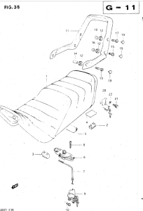 GSX500 Пружина