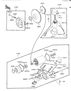 KZ1000 Стартер