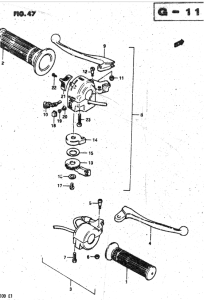 RV50 Рулевой переключатель