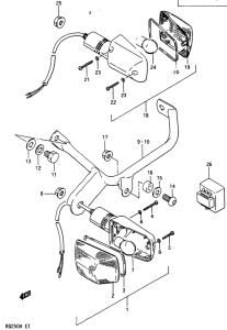 RG250 Поворотники