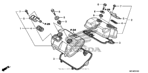 NSA700 Крышка головки цилиндров
